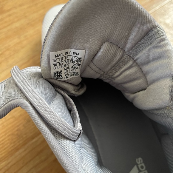 Men’s Adidas Harden B/E 3 basketball shoes, gray/white, size 10 - Picture 8 of 10